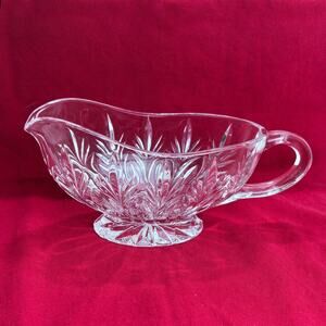 Marquis By Waterford Crystal Glass Gravy Sauce boat 8.5 Inches